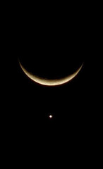 moon and venus altogether