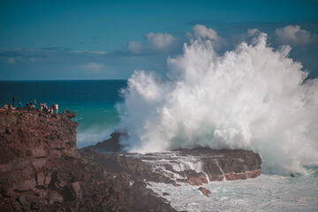 Fototapeta premium storm over the ocean