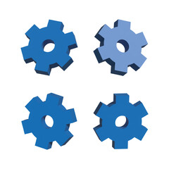 3d gears icon 