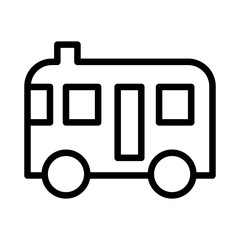 Bus line icon
