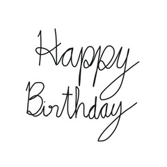 happy birthday lettering party celebration 