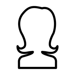 Woman line icon