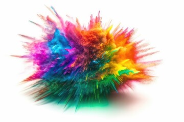 colorful feathers isolated on white background