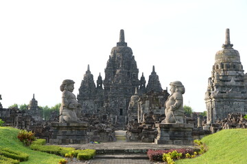 Fototapeta na wymiar A scene of world heritage site in Indonesia