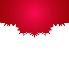 red shape for design