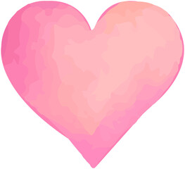 Watercolor  Love  Heart  Icon
