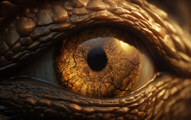 A dragon's eye is shown in this image from the movie dragon's eye. Generative ai