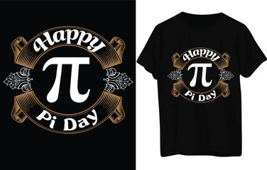 HAPPY PI DAY T SHIRT DESIGN 
