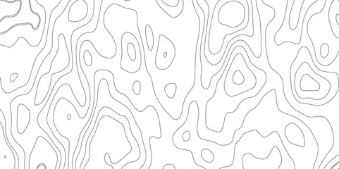 Topographic map background geographic line map with elevation assignments. Modern design with White background with topographic wavy pattern design.paper texture Imitation of a geographical map shades