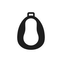 Obraz premium bedpan logo icon vector