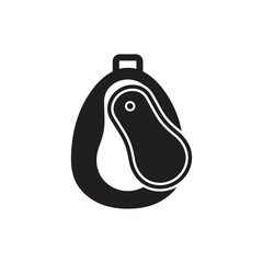 bedpan logo icon vector