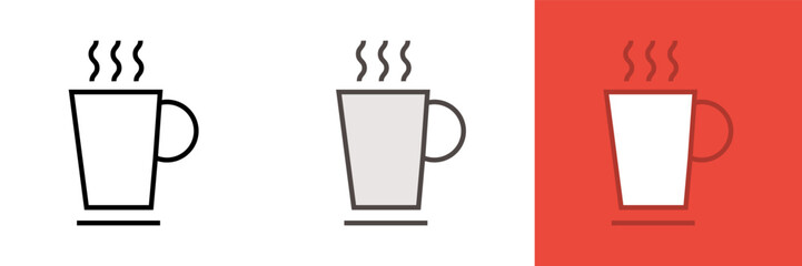 Mug Icon, The mug icon represents the joy of sipping your coffee from a perfectly-sized and shaped vessel