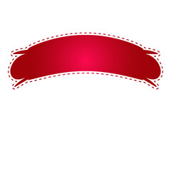 red label tag button