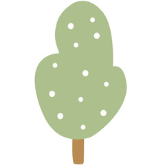 illustration of a green tree