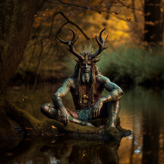 Oldman cernunnos, ai art