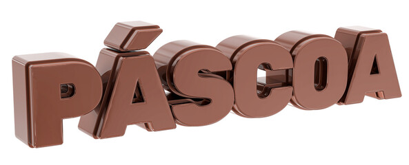 3d easter logo for advertising campaigns in brazil feliz pascoa in brazil