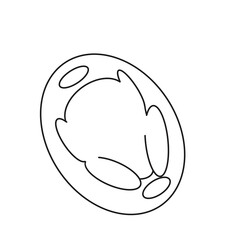 roast chicken food menu thanks giving fall season hand drawn doodle 