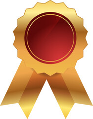Golden stamp for certified products.Golden award isolated