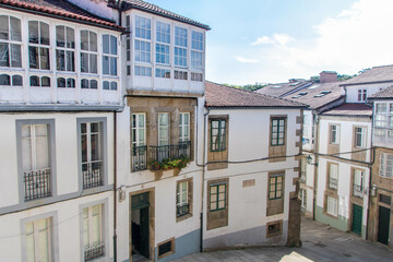 Historic center of Santiago de Compostela in Galicia