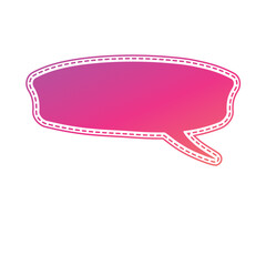 pink chat box