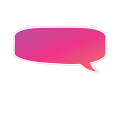 pink chat box