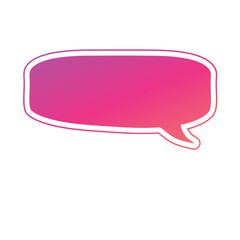 pink chat box