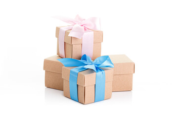 Gift box isolated on white background