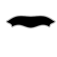 black shape