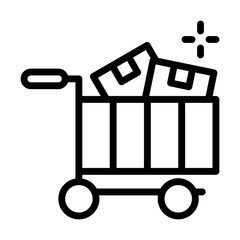 filled shopping cart icon