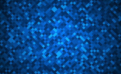 Digital technology background. Digital data square blue pattern pixel background