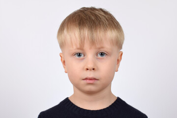 close-up portrait of a boy child