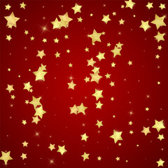 Magic stars vector overlay.  Gold stars scattered