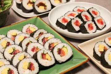 お祝いのお寿司のイメージ