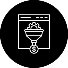 Conversion Line Inverted Icon