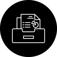 Drawer Line Inverted Icon