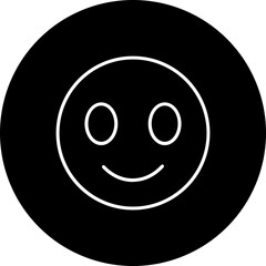 Fototapeta premium Smiles Line Inverted Icon