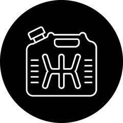 Fuel Line Inverted Icon