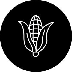 Corn Line Inverted Icon