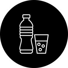 Drink Line Inverted Icon