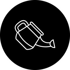 Watering Can Line Inverted Icon