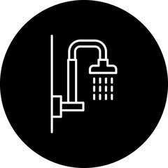 Shower Line Inverted Icon