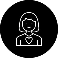 Mother Line Inverted Icon