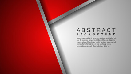 abstract background with red ribbon