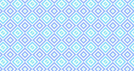 Abstract Tile Blue Pastel Seamless Pattern Vector