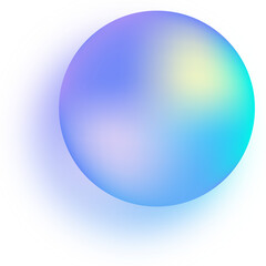 gradient ball with shadow