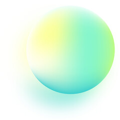 gradient ball with shadow