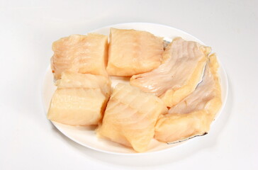 Fresh Atlantic wolffish fillet
