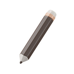 3d render of pencil.