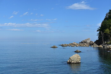 海岸　水平線