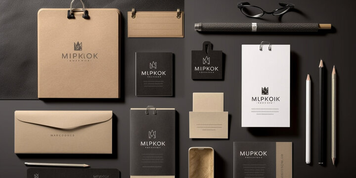 blank modern premium branding design Generative AI